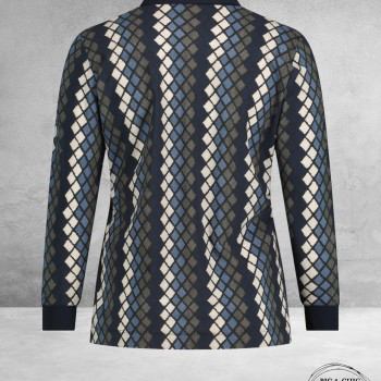 PLUS BASICS Polo Shirt SCOTCH ARGYLE