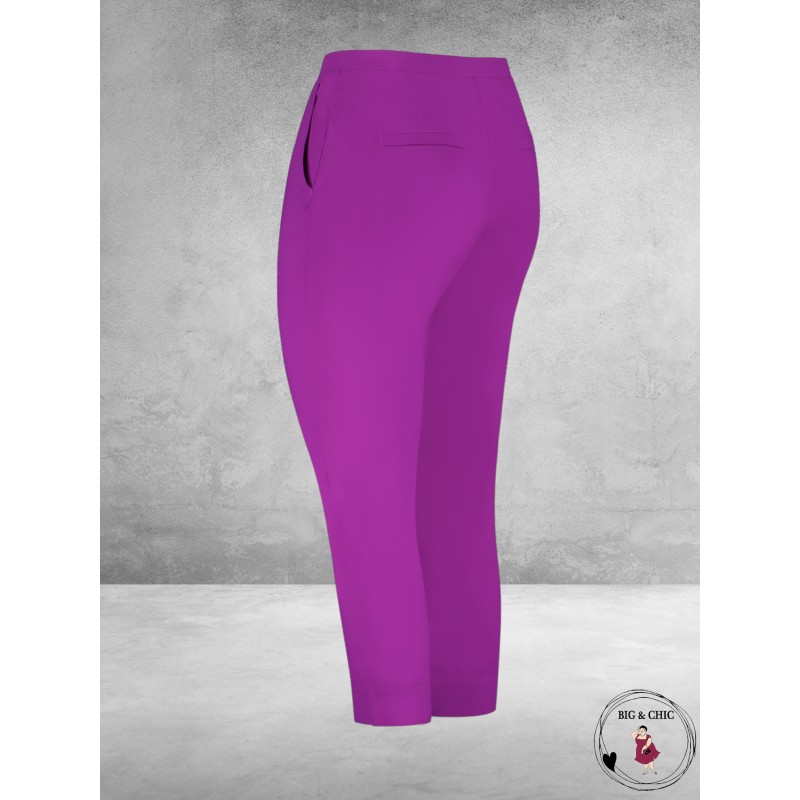 PLUS BASICS Broek 7/8 CYCLAM