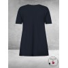 Plus Basics Wrap Top NAVY