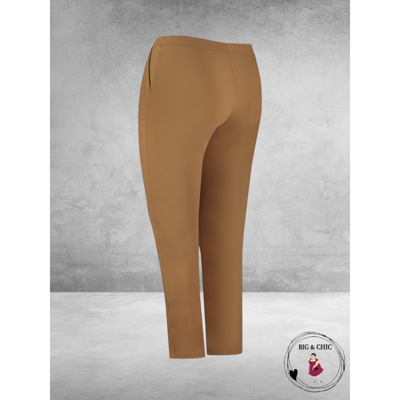 PLUS BASICS Broek Pants Tight CARAMEL