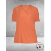 Plus Basics Wrap Top GINGER