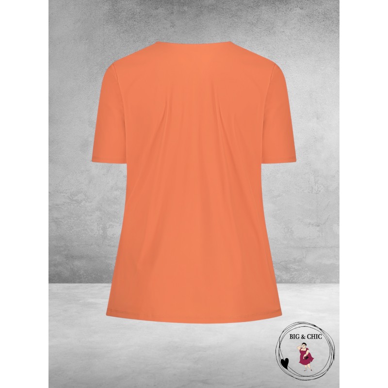 Plus Basics Wrap Top GINGER