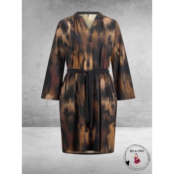 Plus Basics Dress MAO WINTER PLISSE