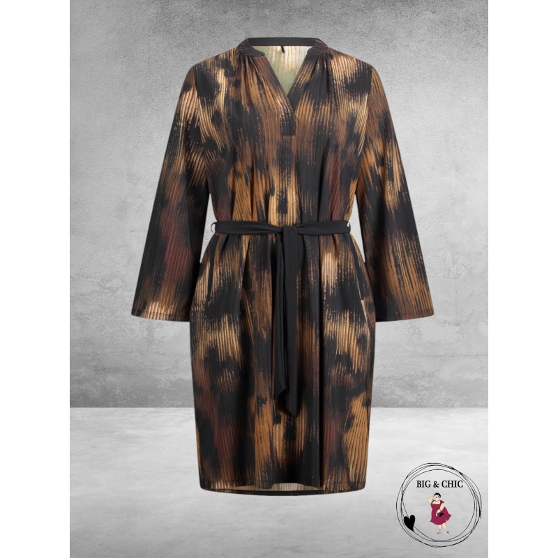 Plus Basics Dress MAO WINTER PLISSE