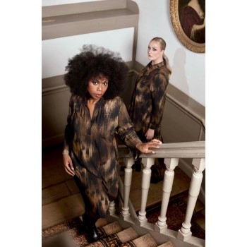 Plus Basics Dress MAO WINTER PLISSE